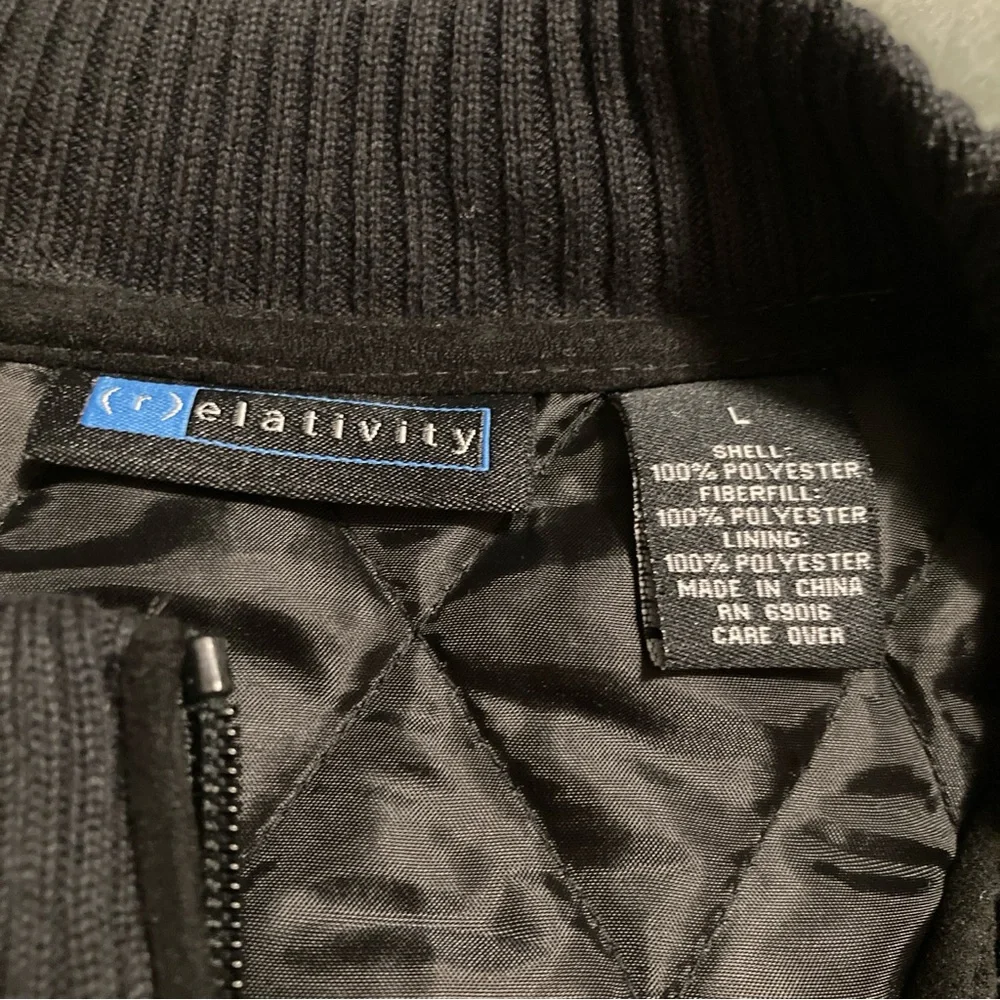 NWOT Vintage Relativity Quilted Lined Vest Size L